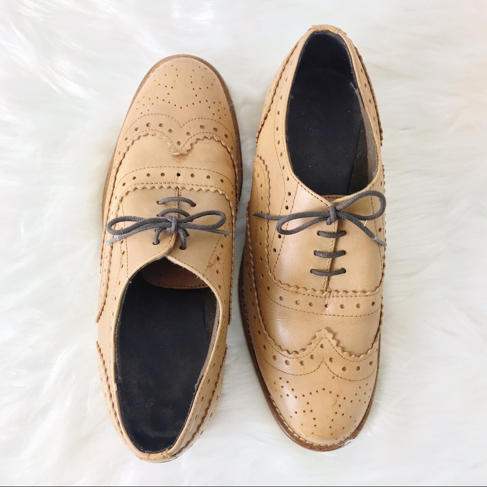 ❌SOLD❌ ASOS Leather Wingtip Brogue Oxfords - Picture 5 of 10